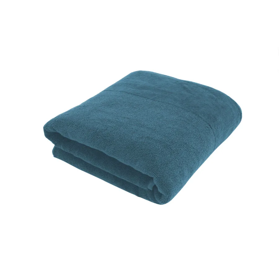 Living Home Badetuch Softfeel petrol Baumwolle