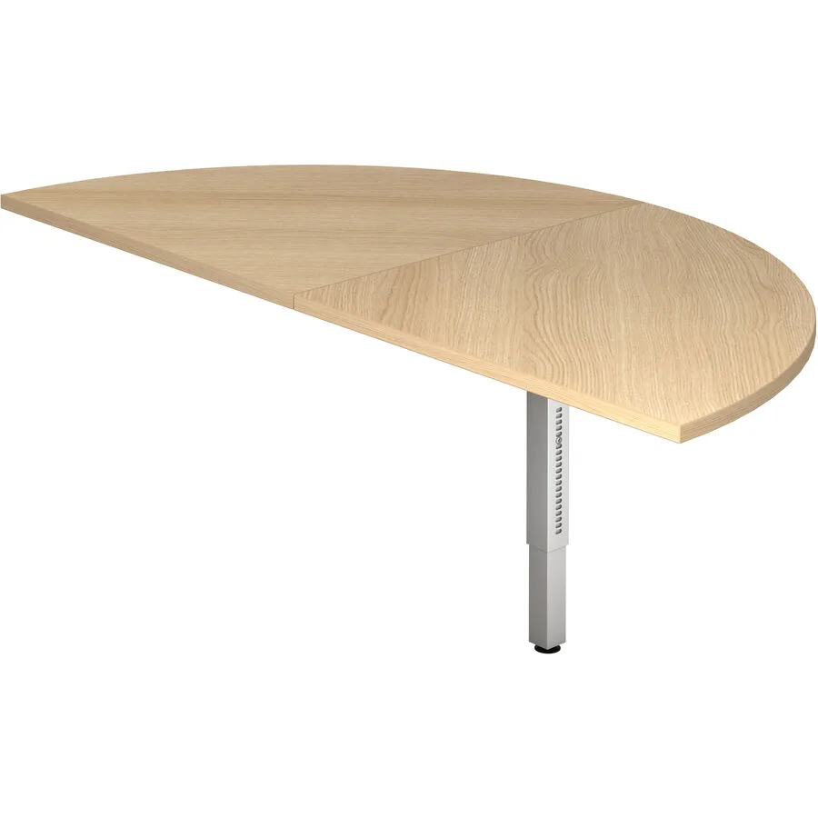 Anbautisch Office eiche Holzwerkstoff B 160 T 80 cm