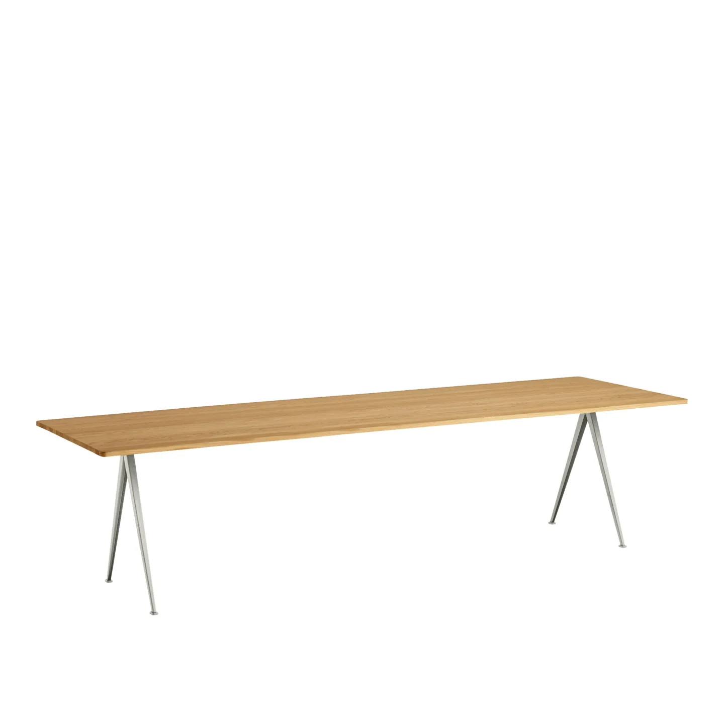 HAY - Pyramid Table 02 - Beige Base - Oiled Oak - 300x85 cm - Matbord - Friso Kramer,Wim Rietveld