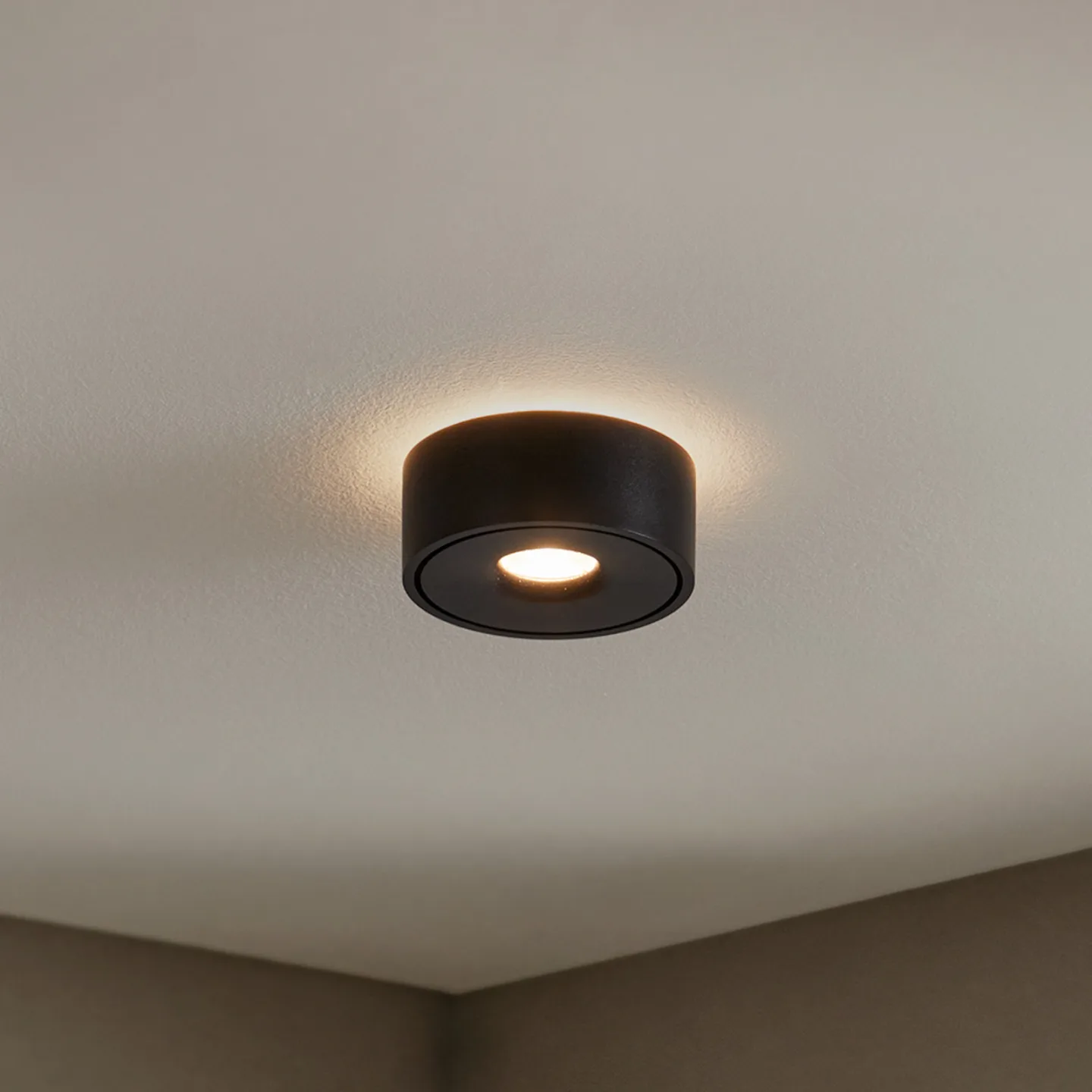Ranka LED-loftlampe Up/Down 13,9 W Sort - Arcchio Rotari - Stue - Moderne - Metal - Rund