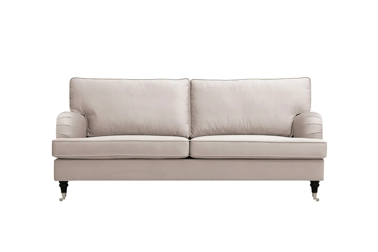 Howard Classic 3-sits Sammetsoffa - Beige
