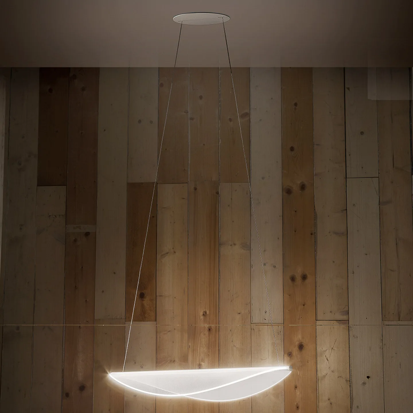 Diphy LED-Hängeleuchte, 76 cm, DALI - Stilnovo - Wohnzimmer - Modern - Metall - Einflammig