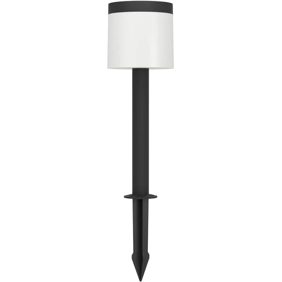 Eglo Solaraussenlampe Pantete Schwarz Kunststoff 65 cm - Lichtfarbe: Warmweiss