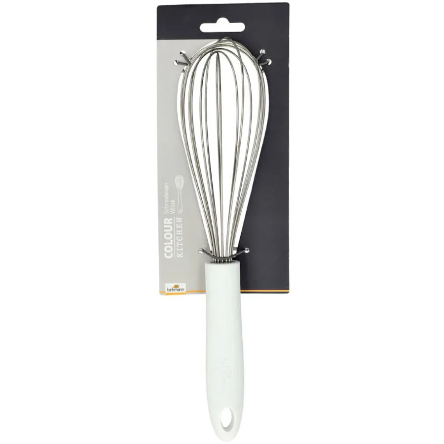 Birkmann Schneebesen Bake weiss Edelstahl/Polypropylen B 9.5 cm