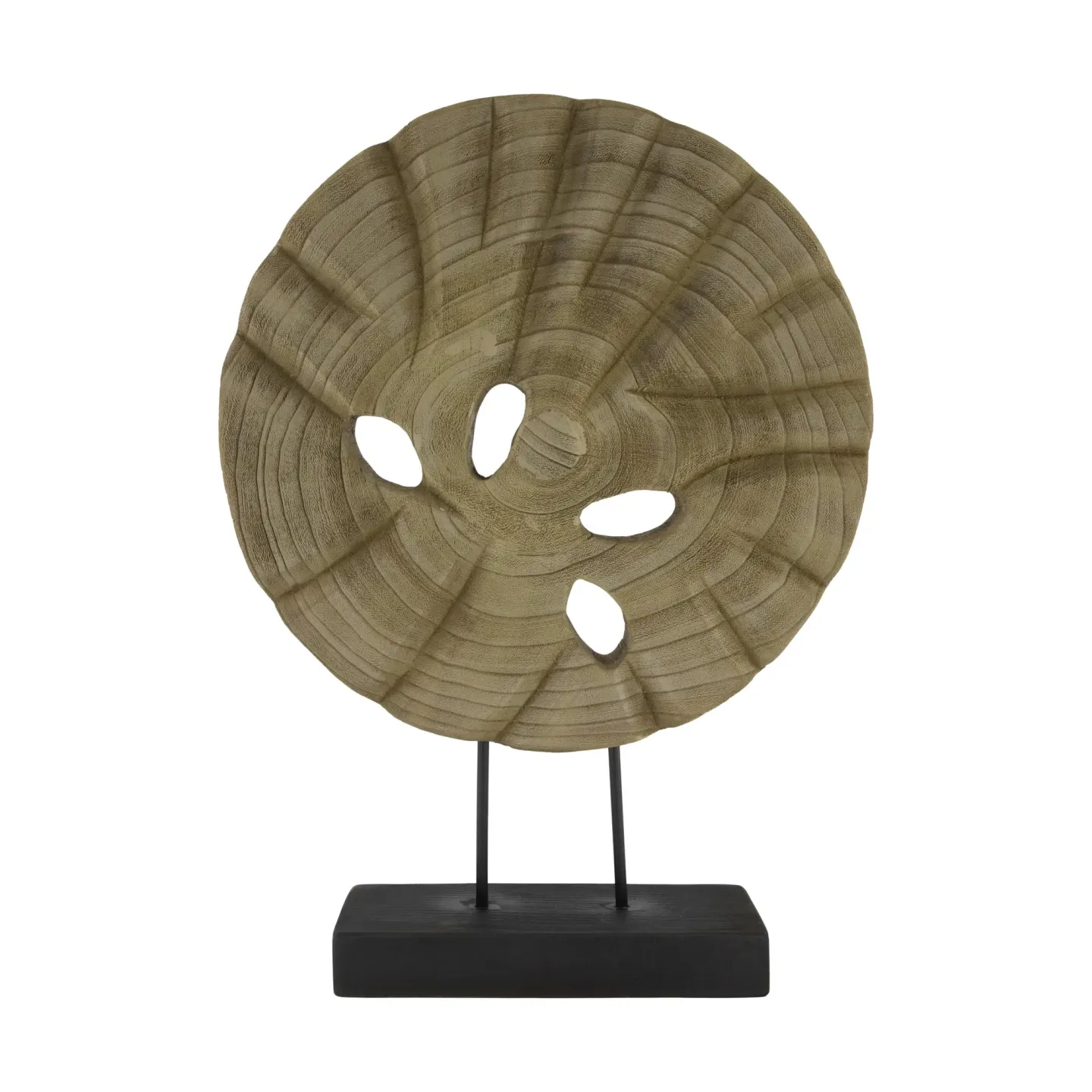 Decofinder Figur Paulownia Holz Grau H: 48 cm | Schubiger Möbel