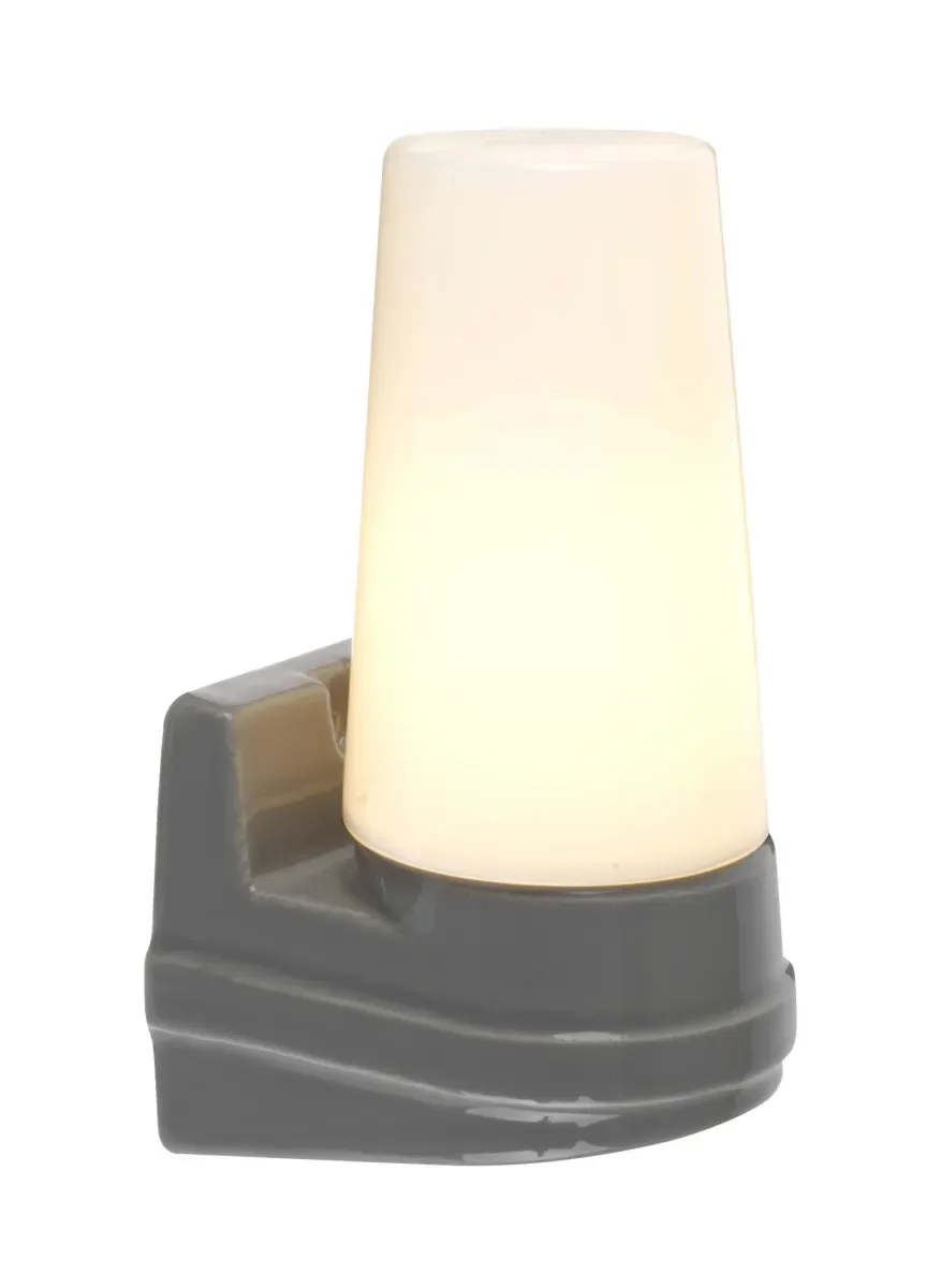 Ifö electric - Bernadotte 18cm - Badrumslampa - Grå