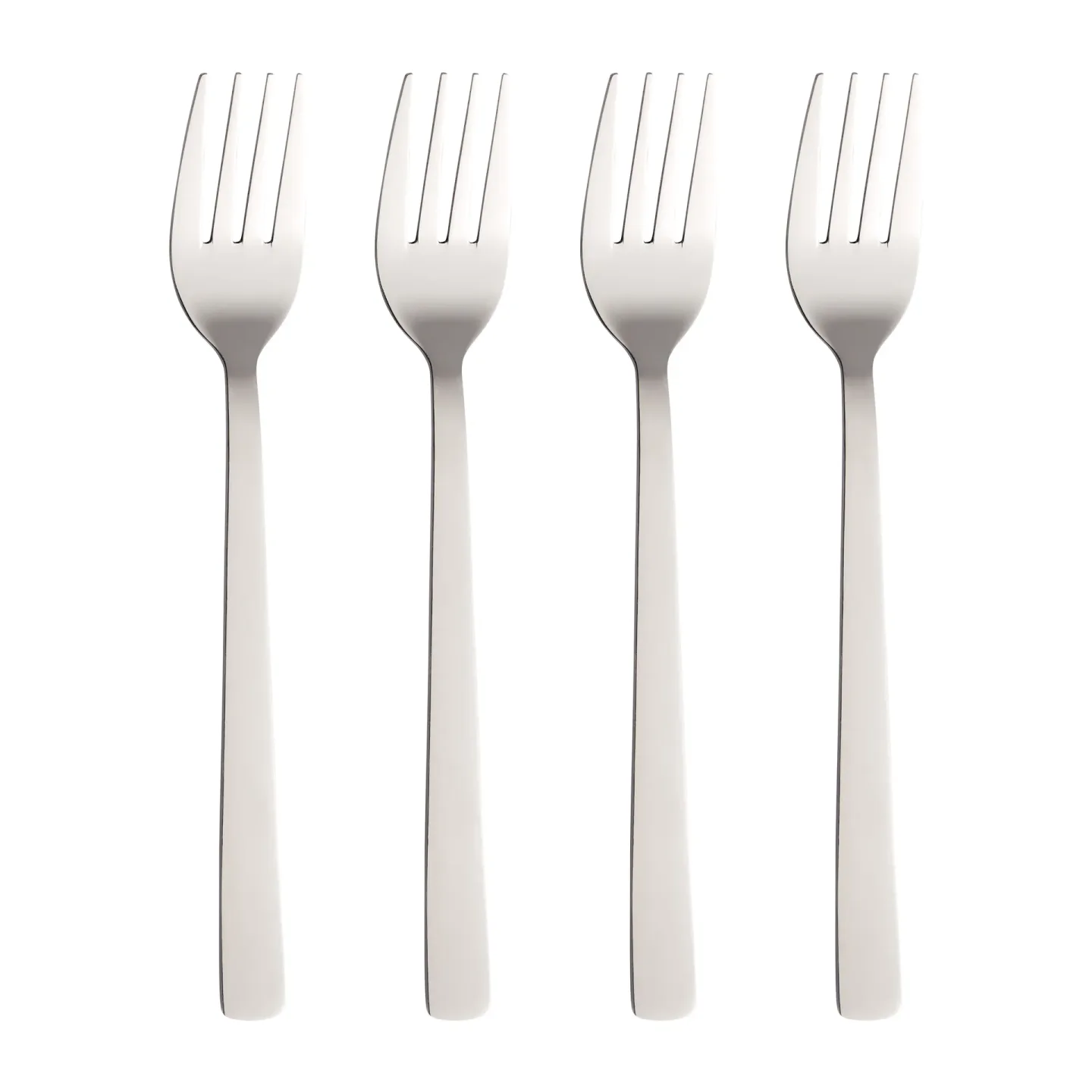 Aida Raw Gabel 4er Pack Edelstahl