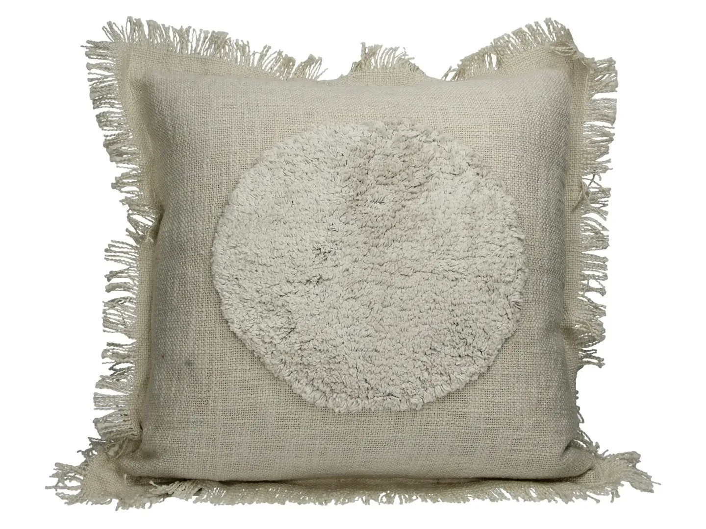 Kersten Kissen Baumwolle mit Fransen 45x45 cm | Schubiger Möbel