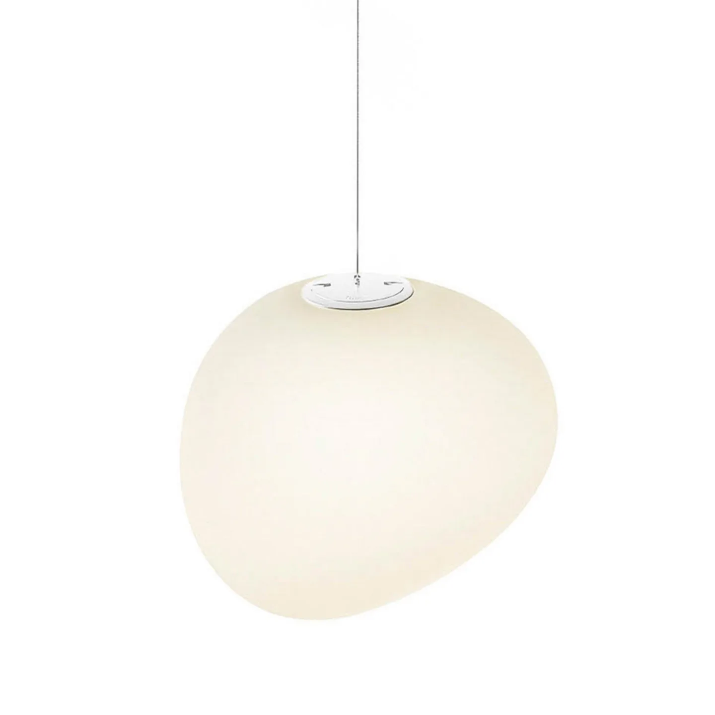 Gregg Midi Pendel White - Foscarini - Stue - Design - Glas - Kugle