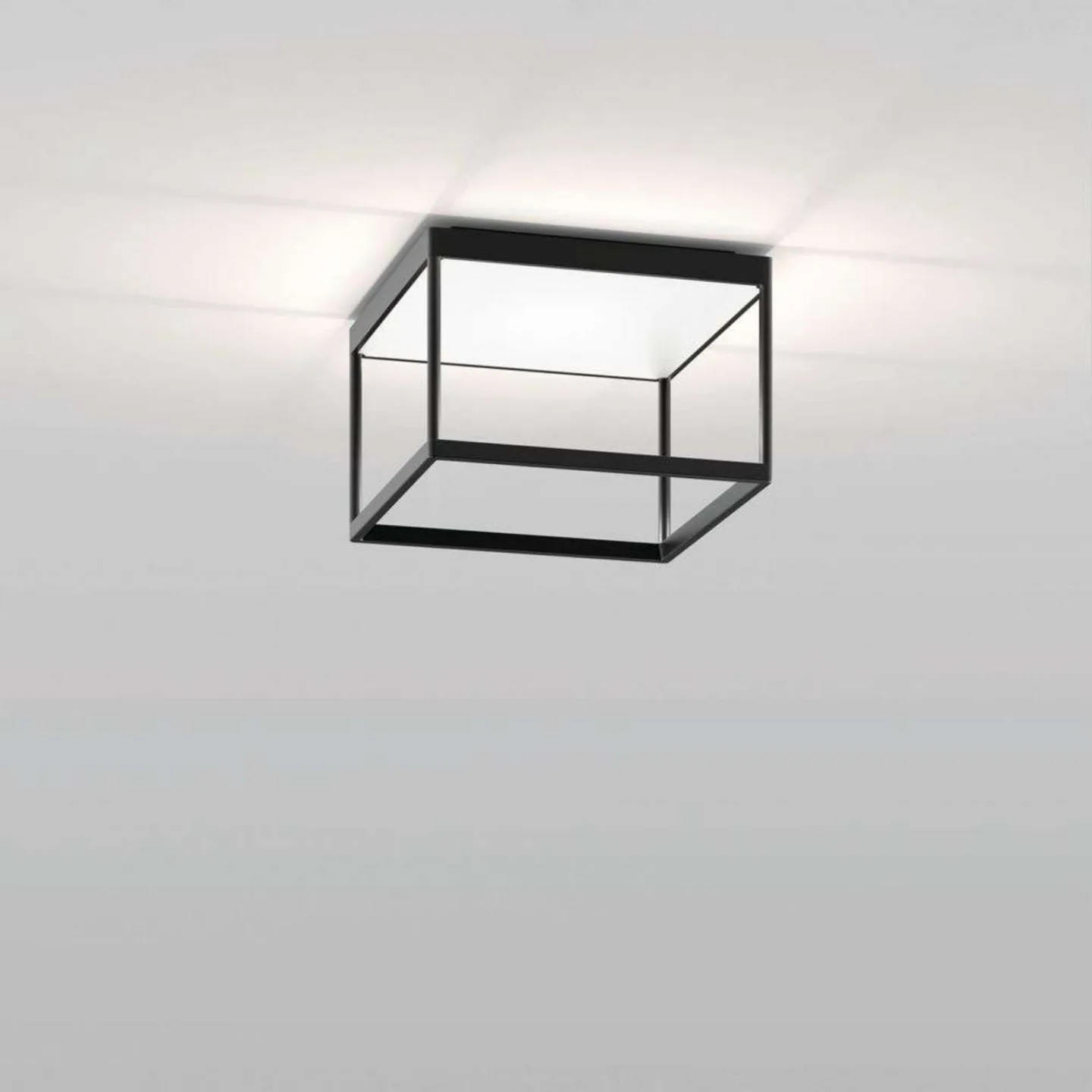 Reflex 2 LED-Deckenlampe, schwarz/weiß - Serien Lighting - Wohnzimmer - Aluminium