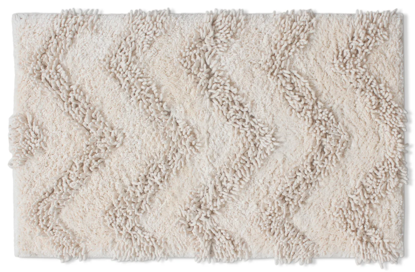 Baderomsmatte - Tressa (off-white) (Størrelse: 70 x 120 cm)