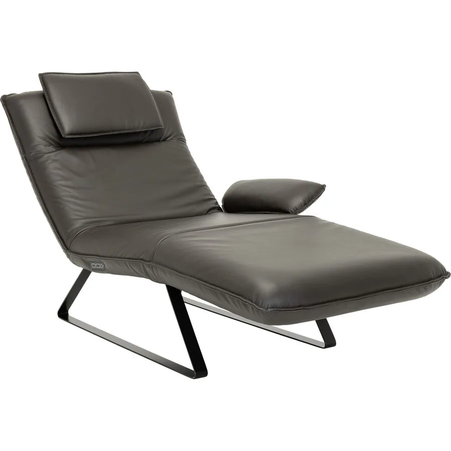 Liege Orato Schwarz Echtleder T 158 B 94 H 73 cm