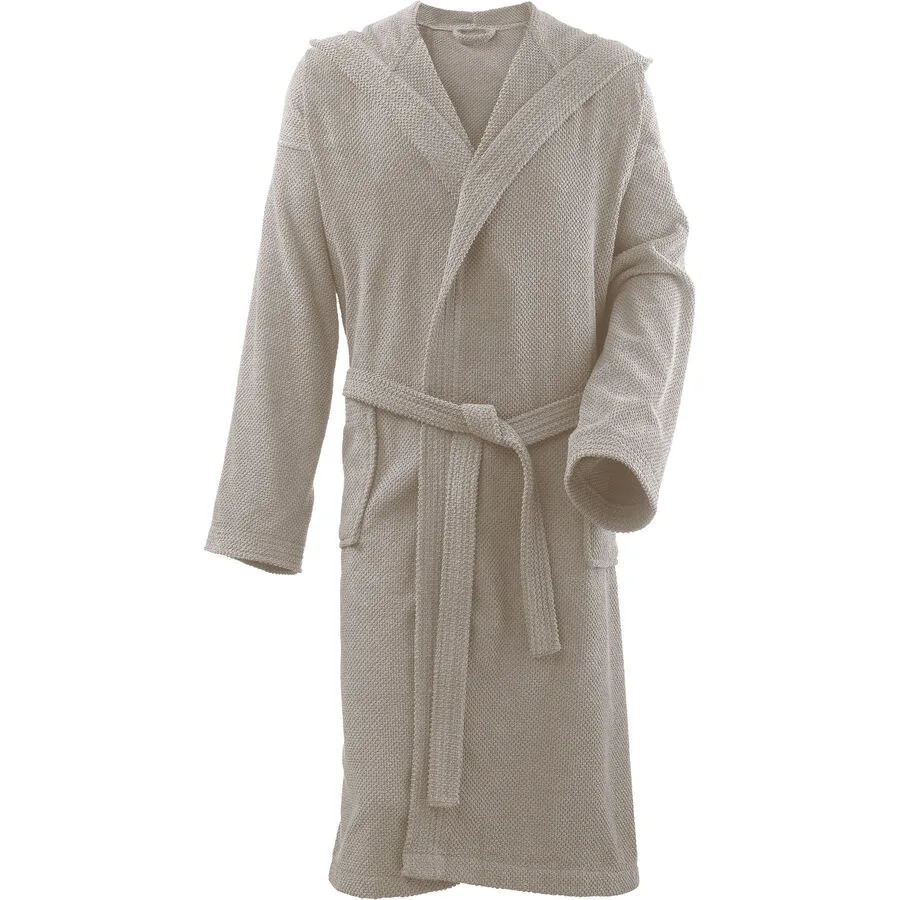 Bademantel Spa taupe Baumwolle L/XL