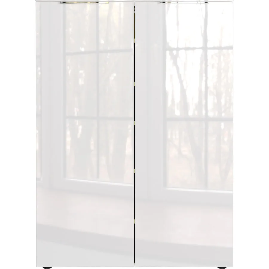 Schuhschrank Michi Weiss Holzwerkstoff 87 cm 120 cm