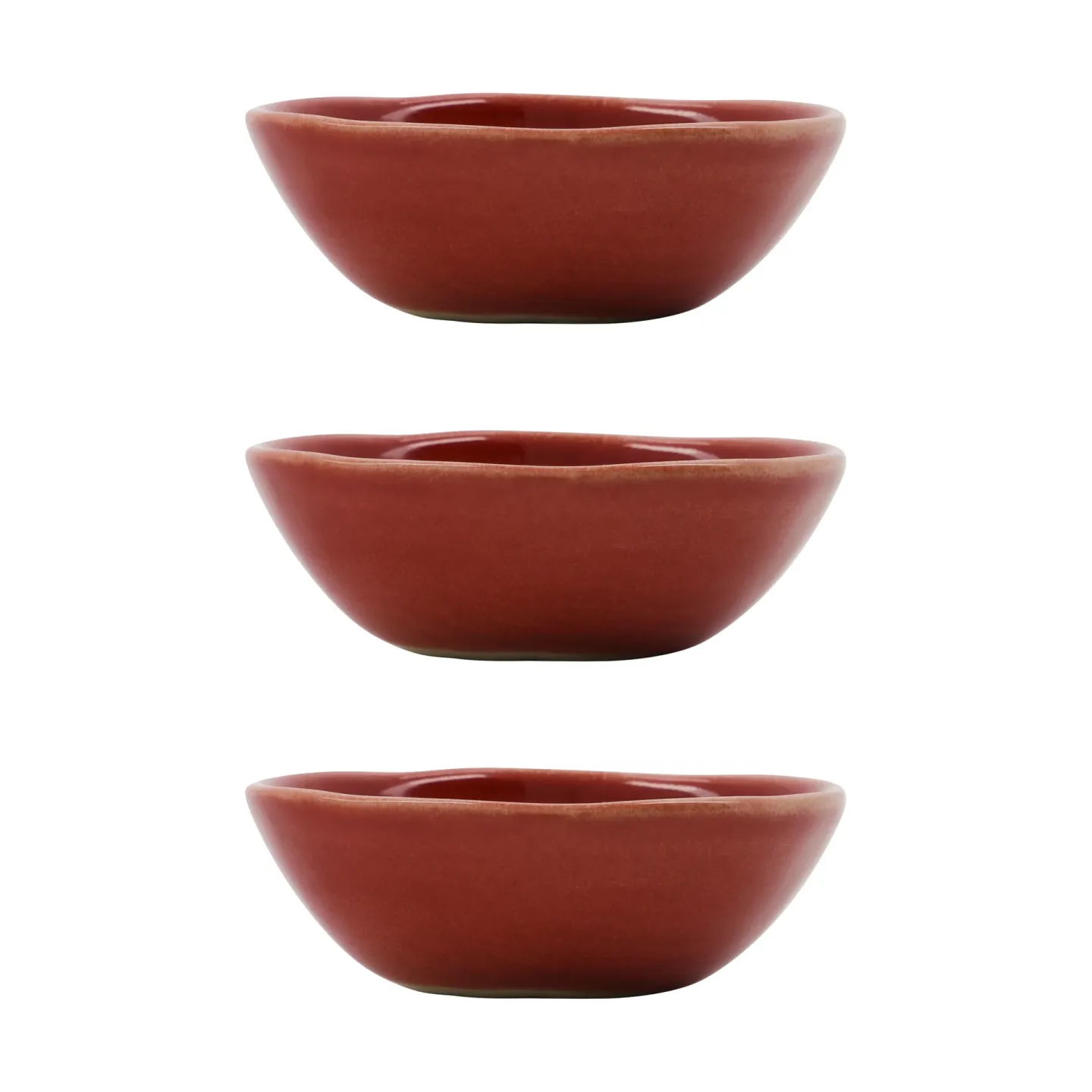 House Doctor Diva Schale 4 cl 3-pack Rot