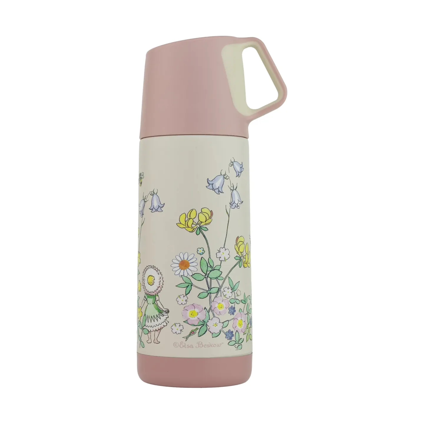Rätt Start Elsa Beskow Blomsterfesten Thermos 35 cl Weiß