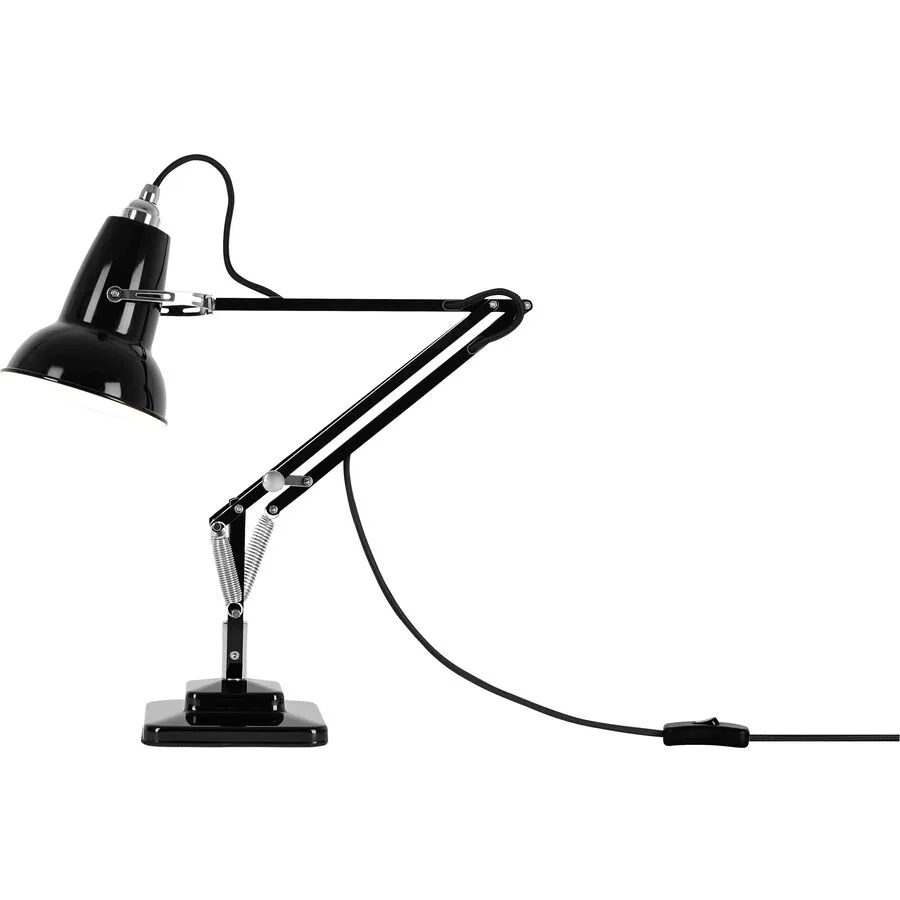 ANGLEPOISE Bürolampe Original 1227 Schwarz Aluminium/Eisen 15 cm 49 cm - LED - Lichtfarbe: Extra warmweiss - LED Energiesparlampen