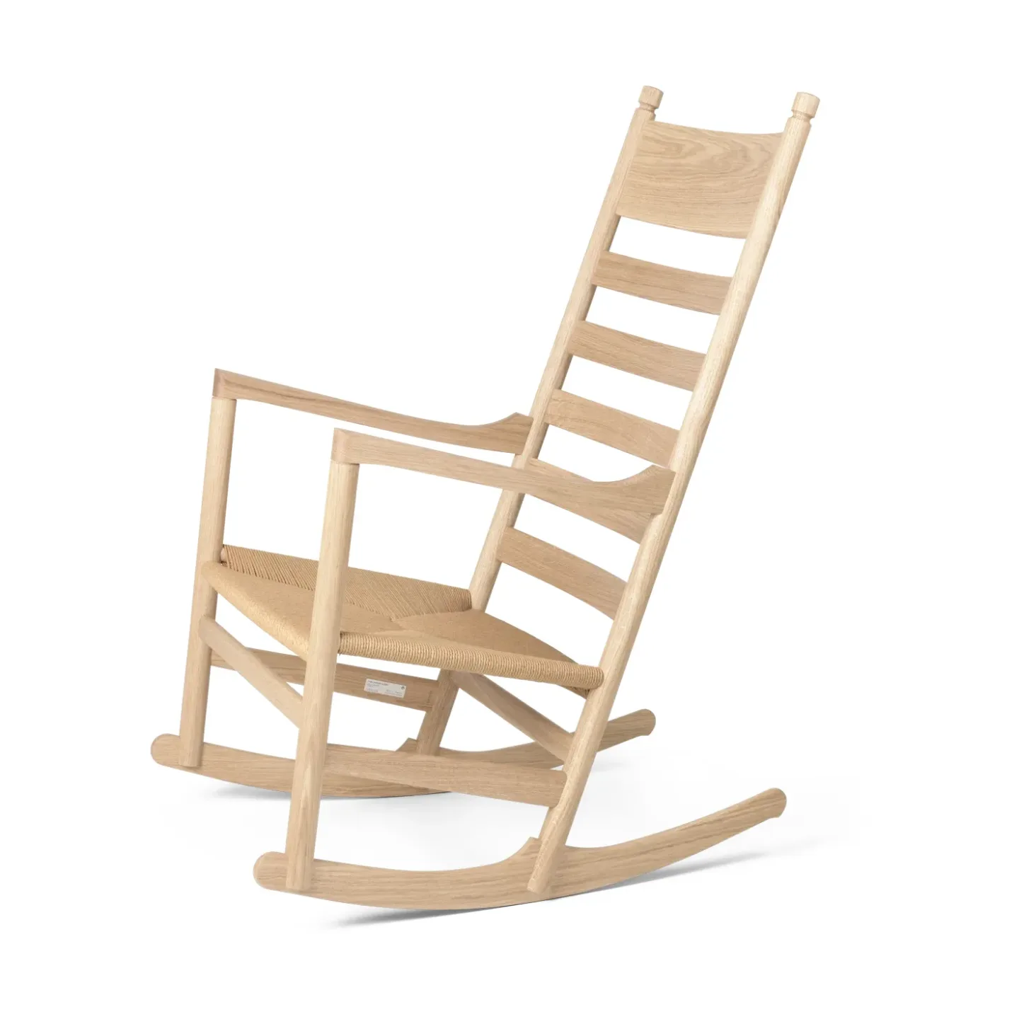 Carl Hansen & Søn CH45 gungstol Såpad ek-naturflätad