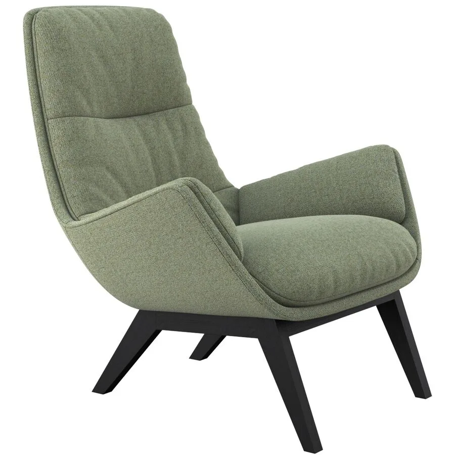 Sessel Halani olive Stoff/polyester B 93 T 84 H 95 cm