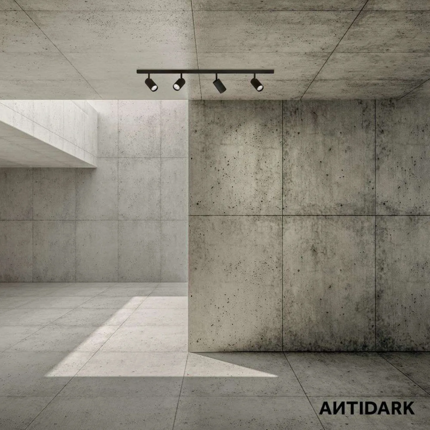 Designline Tube Kit 3 skenor, 2 m, svart – Antidark - Vardagsrum - Metall