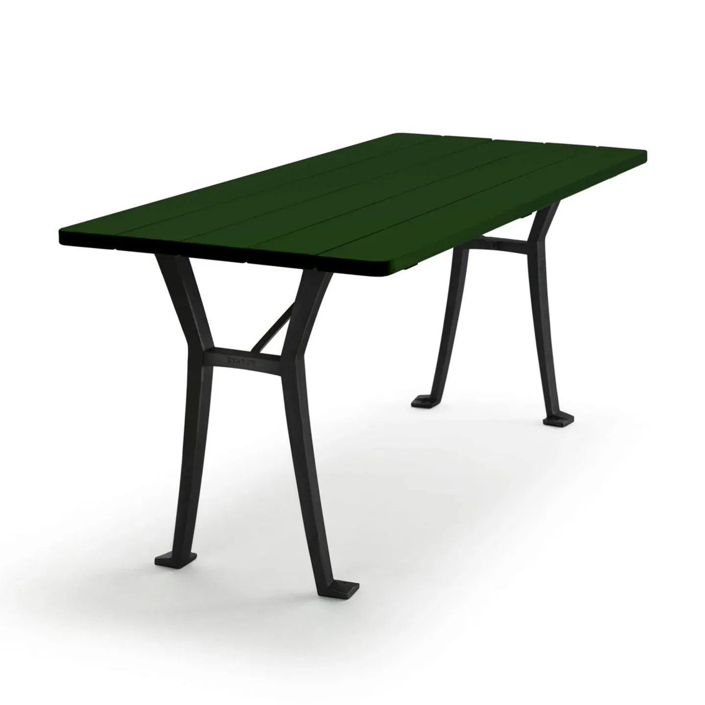 Byarums Bruk - Bord Lessebo - Grönlackerad Furu/Svartlackerad Aluminium - Småbord och sidobord utomhus - Björn Alge - Svart - Metall/Trä