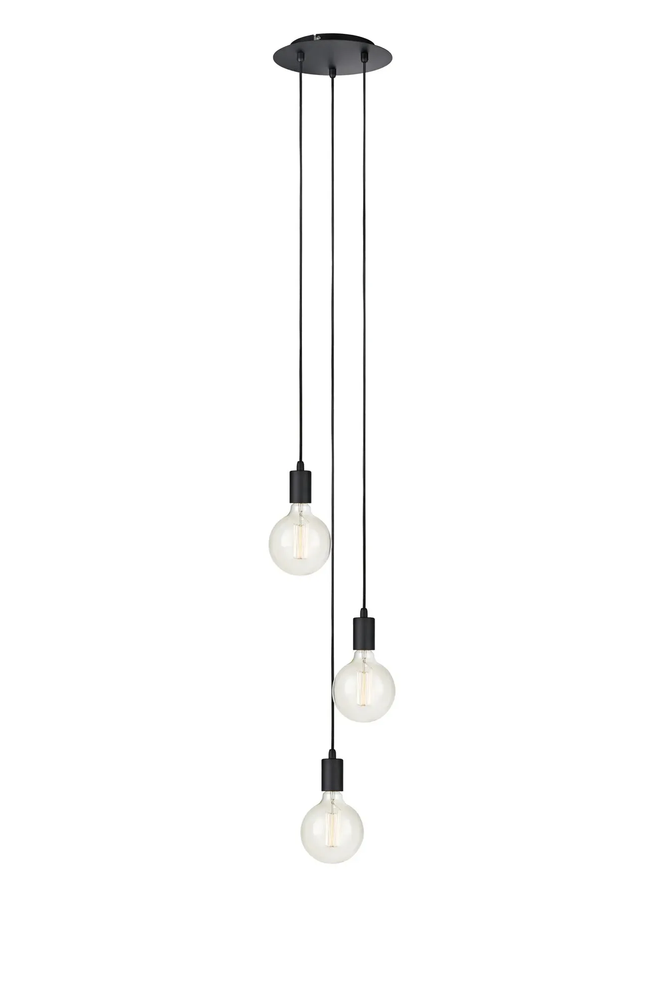 Sky Deckenlampe Schwarz Runde