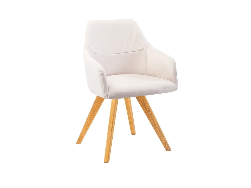 Stuhl AROSA Stoff beige drehsitz
