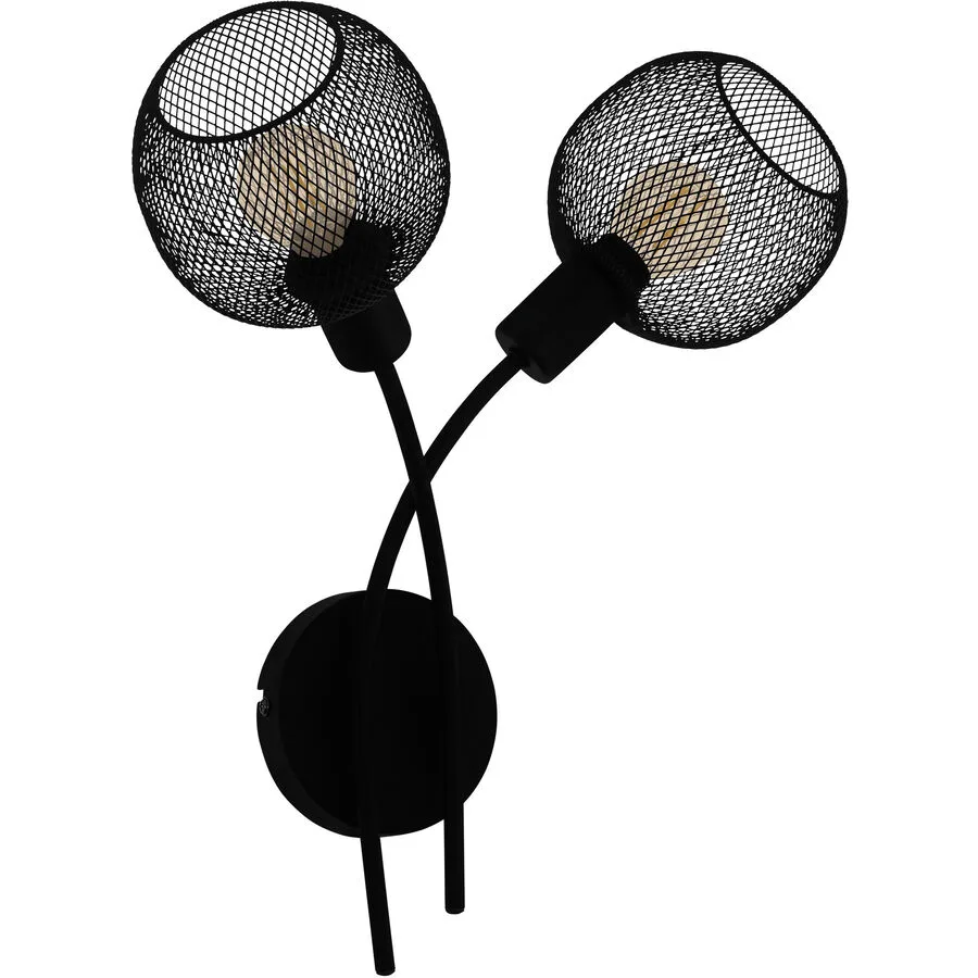 Eglo Wandlampe Wrington 1 Schwarz Stahl 35.5 cm