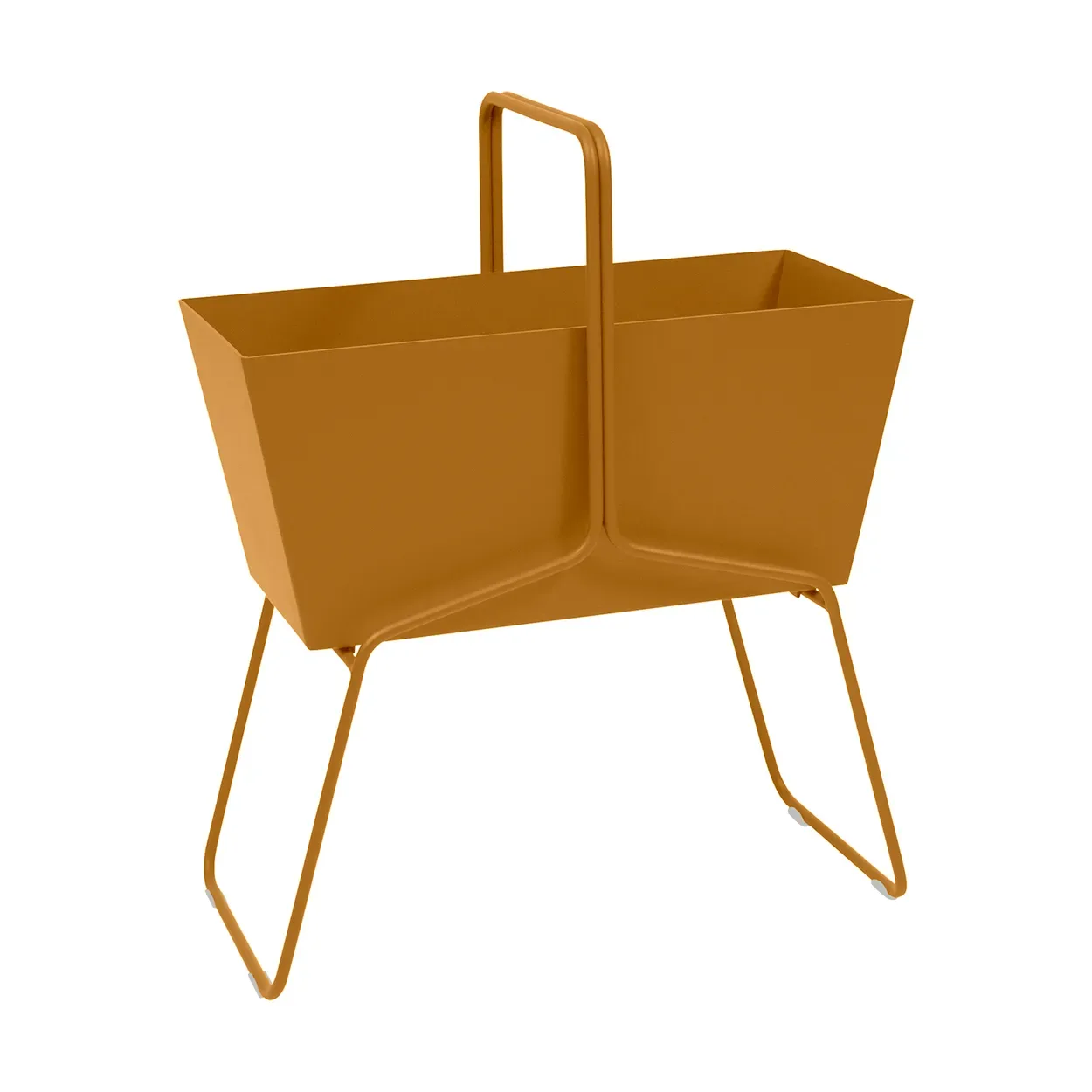 Fermob Basket high planteringsbox Gingerbread (brun)