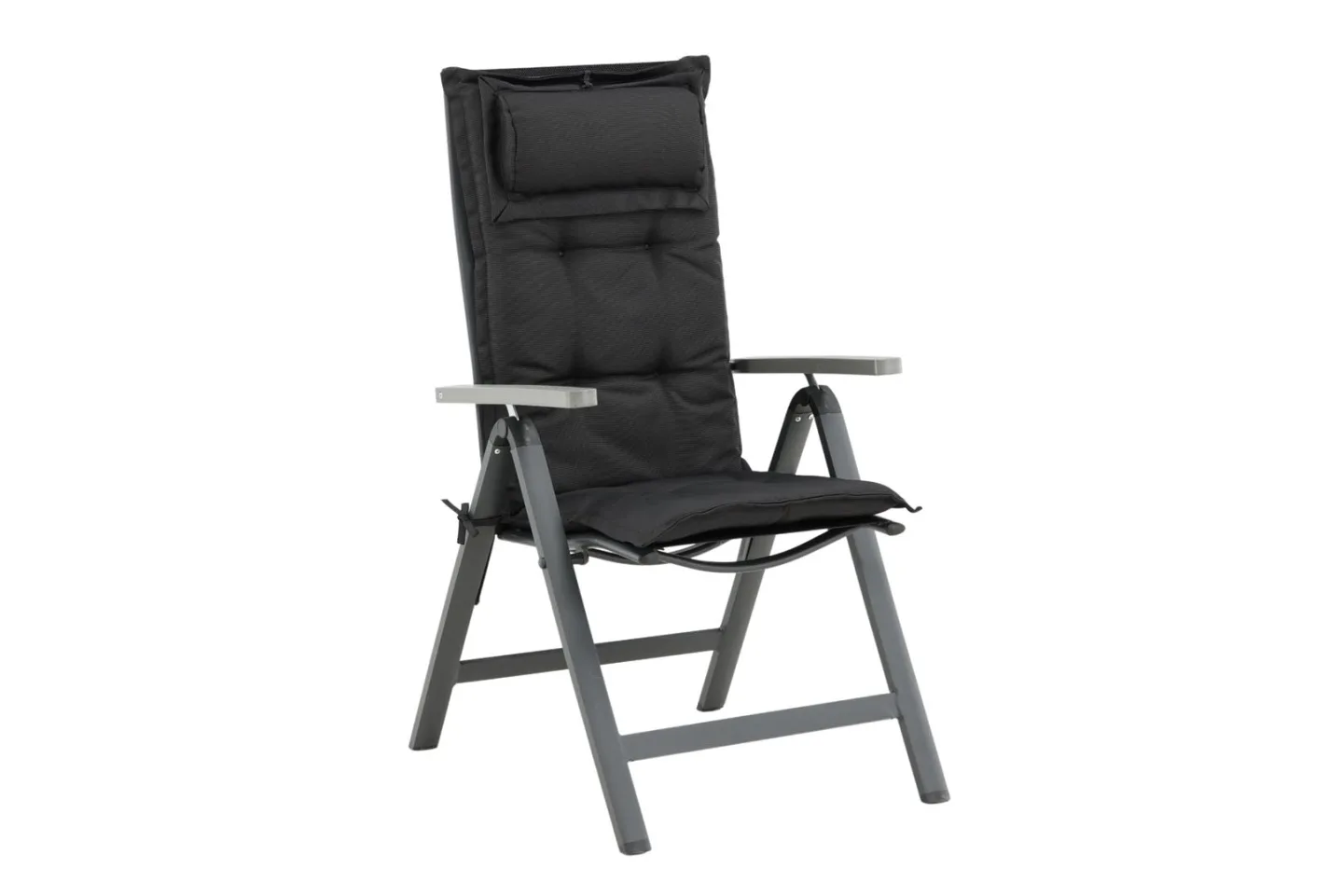 Cus Gartenkissen für 5 Pos. einstellbar schwarz.