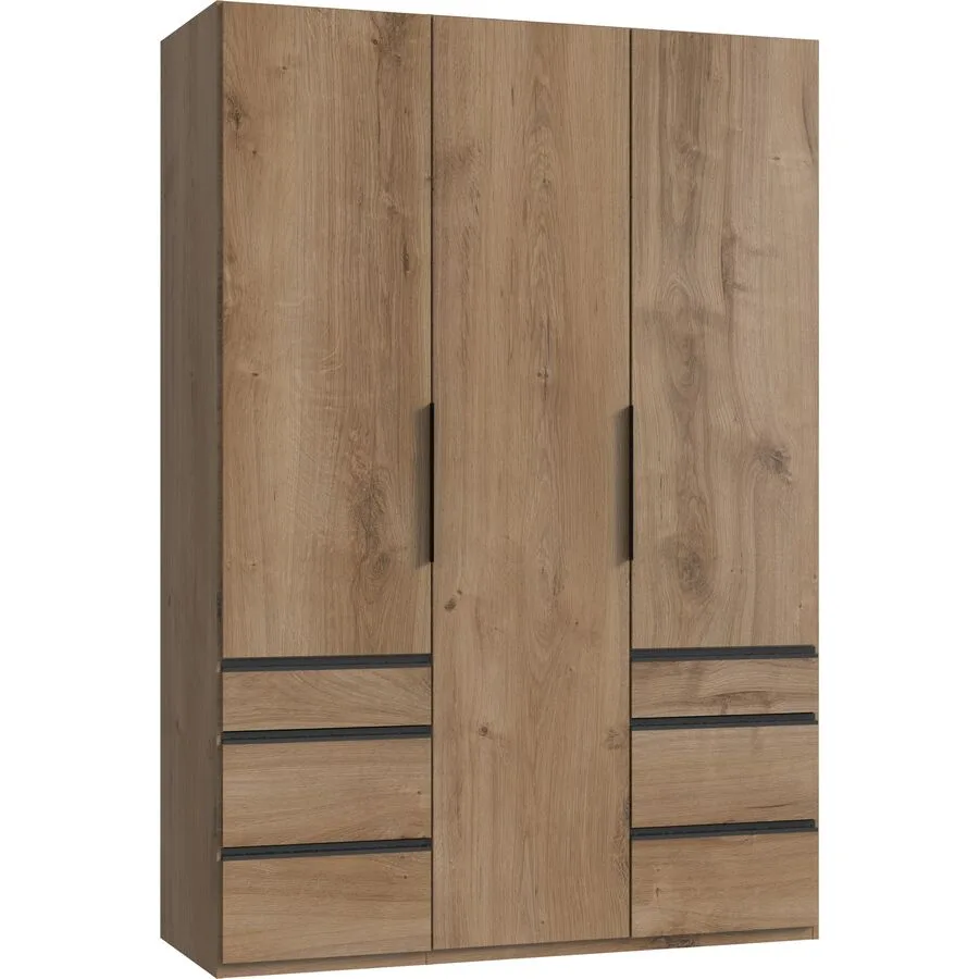 Kleiderschrank Sanko Plankeneiche Holzwerkstoff B 150 cm