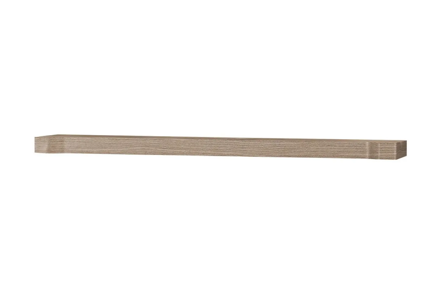 Dallas Hylla 107x4,8x20 cm LED-belysning - Beige/Vit