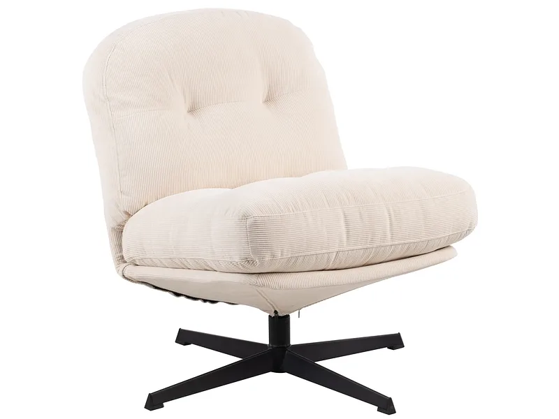 Sessel CARLA Cord-Stoff beige
