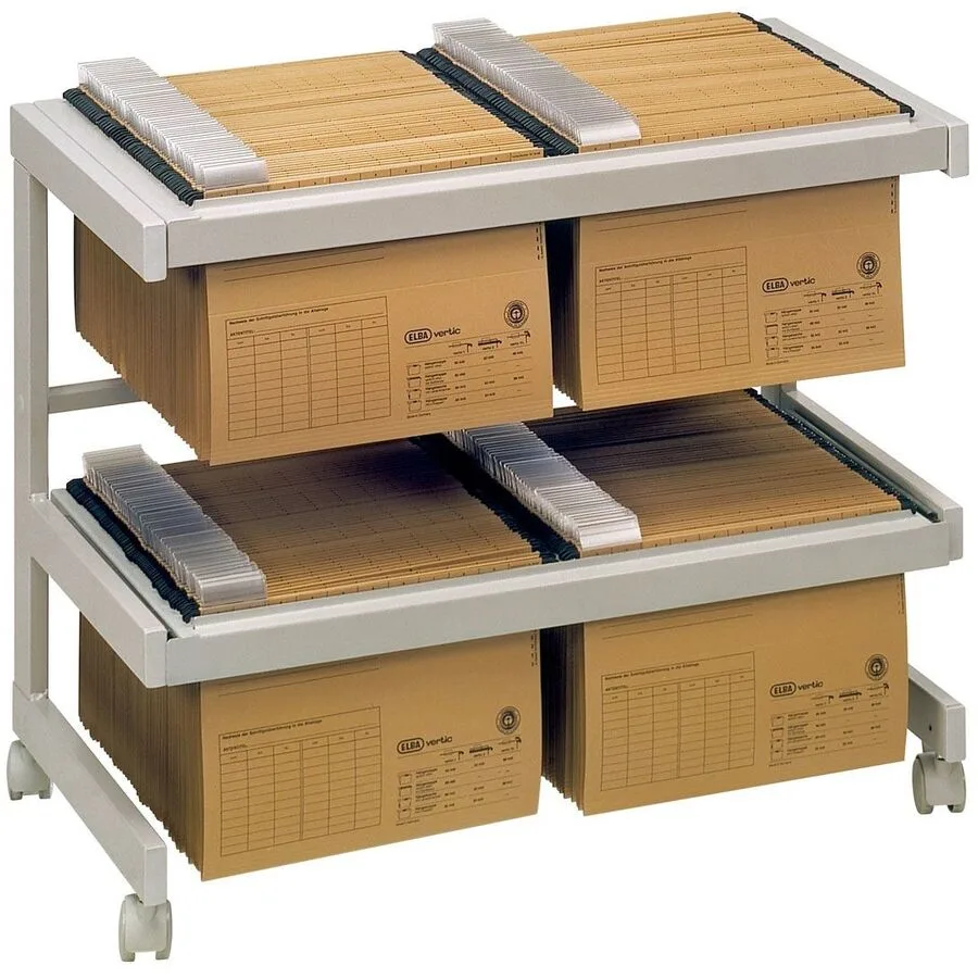 Bürowagen Office grau Holzwerkstoff B 81 H 67 cm