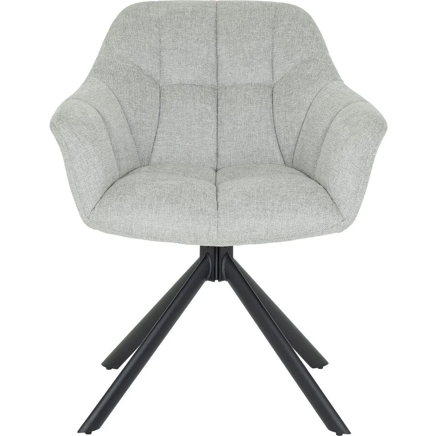 Stuhl Camedo grau Stoff