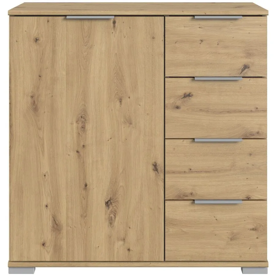 Kommode Peyton A eiche Holzwerkstoff B 81 H 83 cm