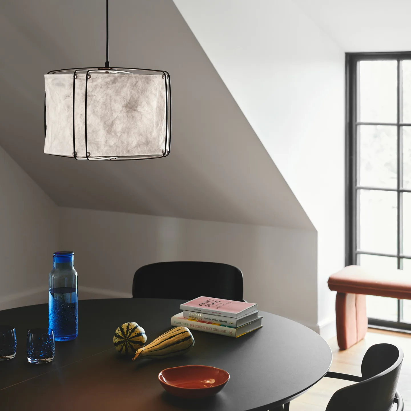 Cardine 35 Pendelleuchte White - Nordlux - Wohnzimmer - Papier / Karton - Einflammig