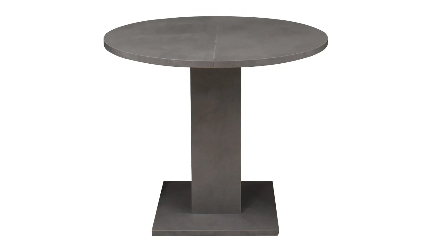Esstisch rund ausziehbar 90 cm graphit - TAP