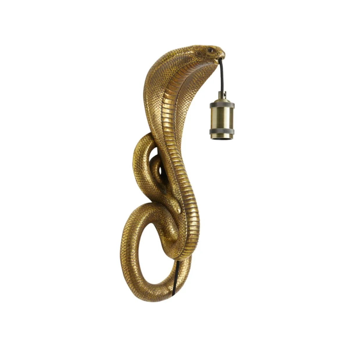 Light & Living - Snake 52cm - Vägglampa - Brons