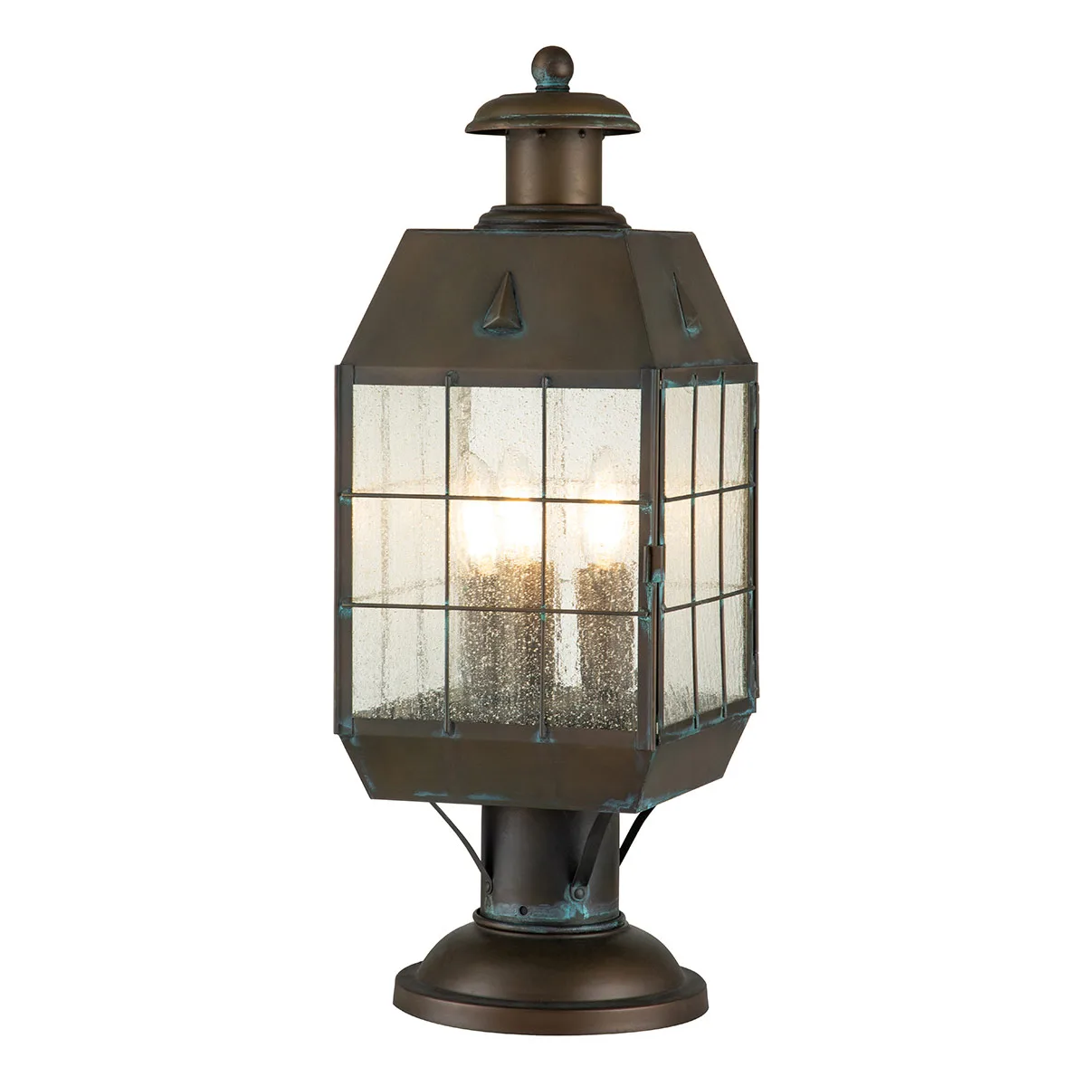 Elstead Lighting - Nantucket 57cm - Portlykta - Antikmässing