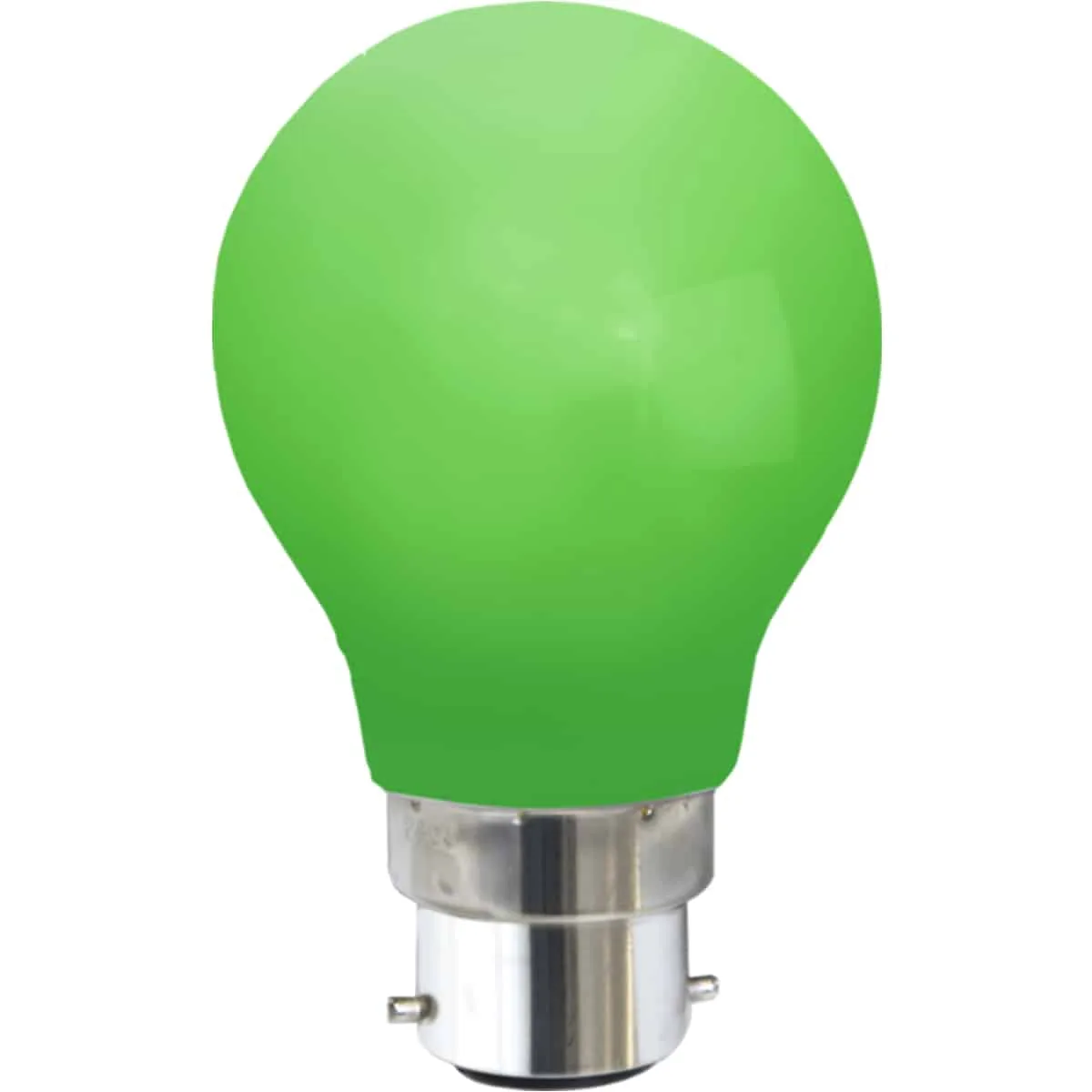 Normallampa LED A55 Plast Grön B22