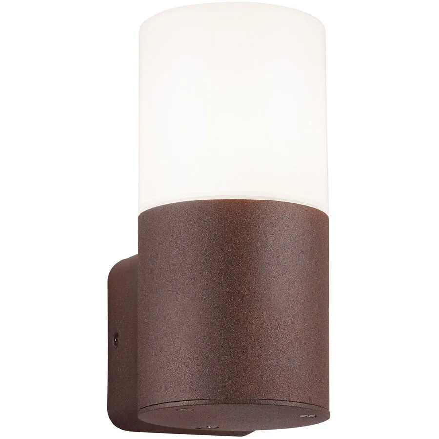 Wandlampe aussen Cleara Rot 8.5 cm 17.5 cm - Farbe: rost - Material: Aluminium-Druckguss