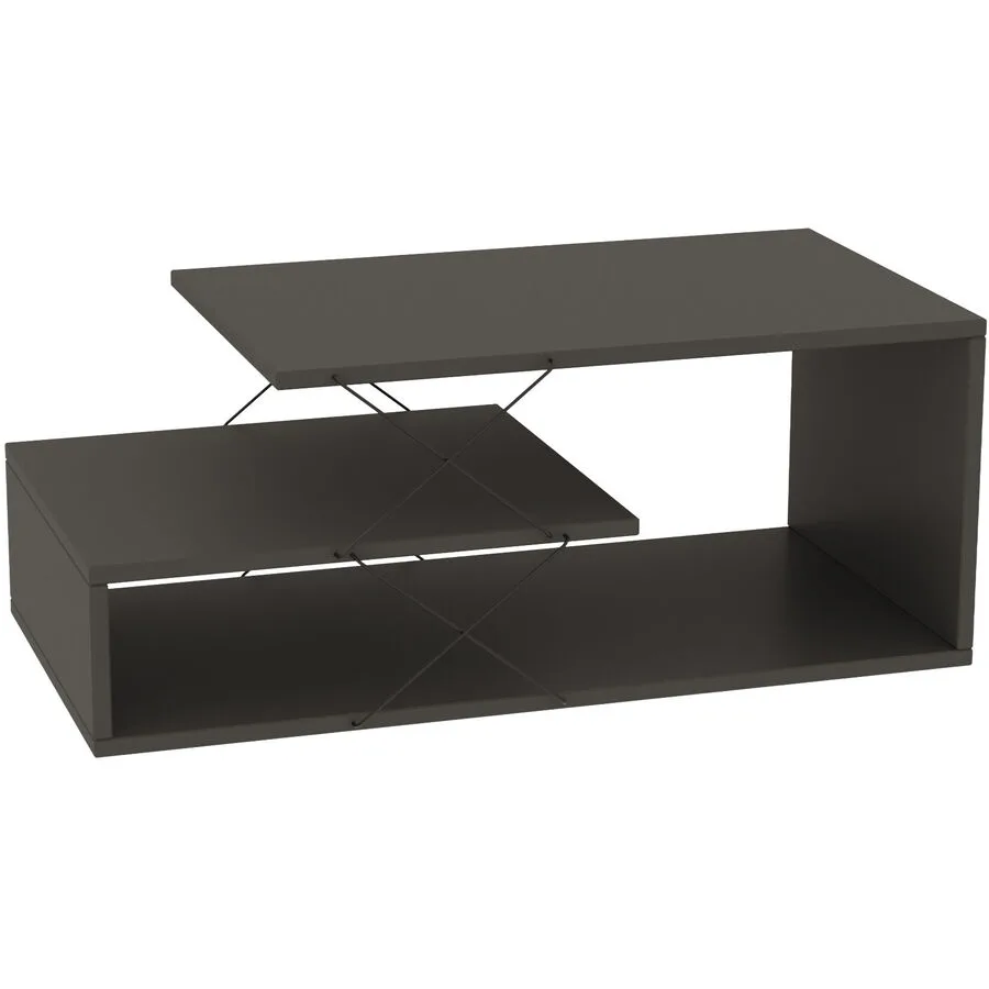 Salontisch Yasam anthrazit Melaminbeschichteten Spanplatten B 100 T 50 cm