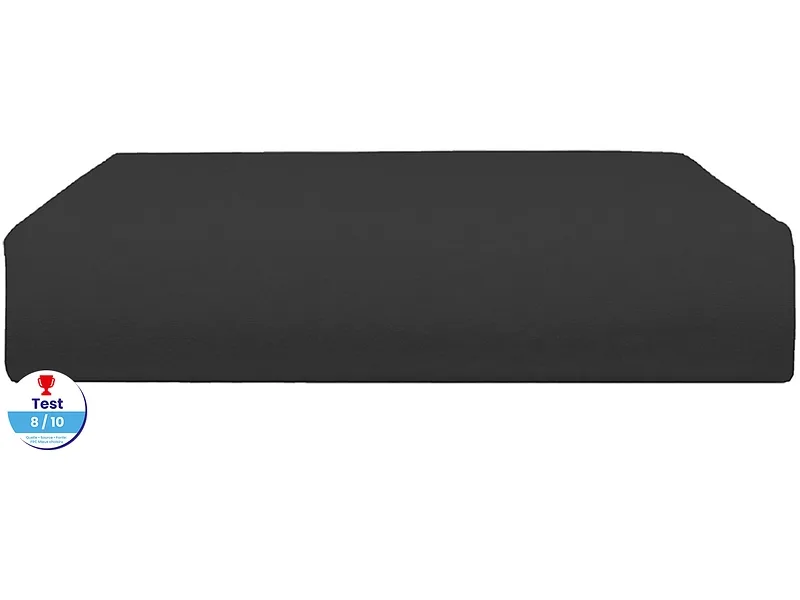 Fixleintuch DH JERSEY PEIGNE 90x200cm schwarz