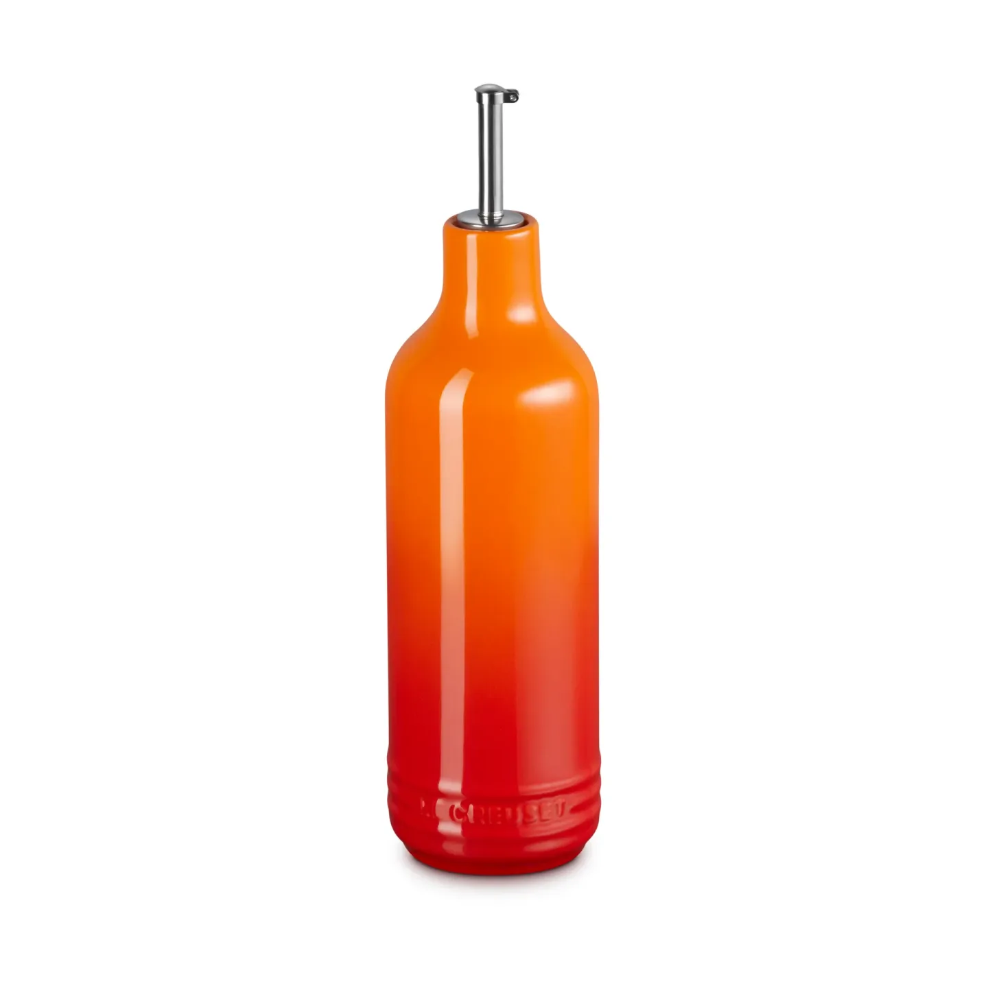 Le Creuset Signature Steingut Ölflasche 0,6 L Volcanic