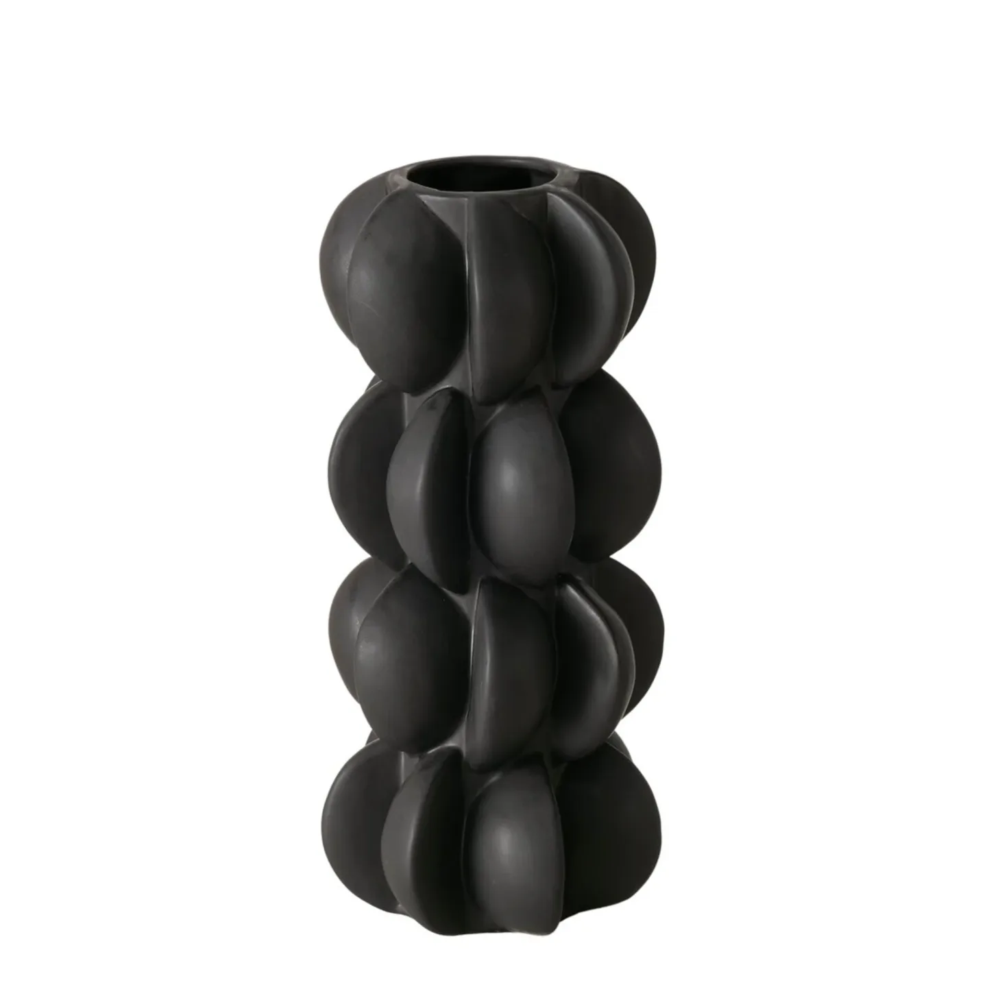 Boltze Vase Meritt, Porzellan, Schwarz | Schubiger Möbel
