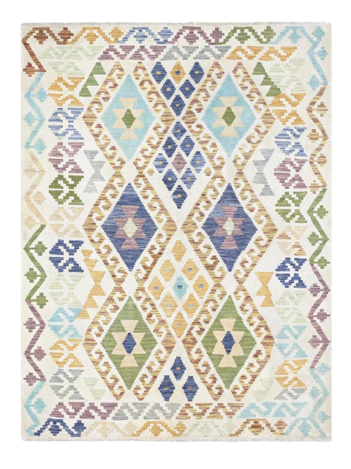 Orientalsk Teppe - Vegi Kelim Hand Woven - 159 x 200 cm (Størrelse: 159 x 200 cm)