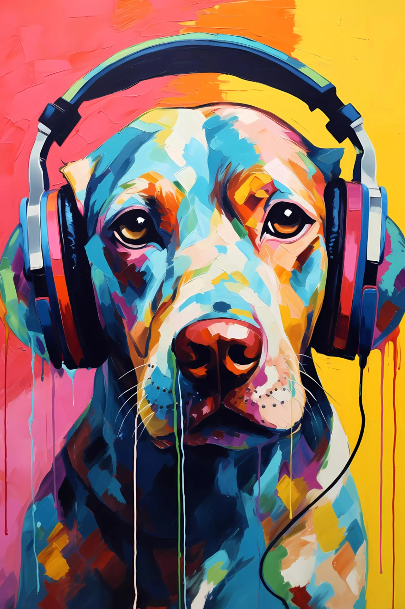 image LAND Canvas Doggy Sound | Schubiger Möbel