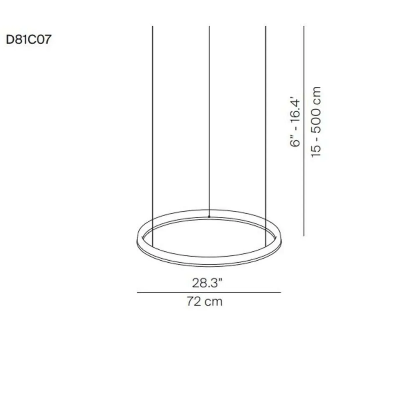 Compendium Circle LED Pendel Ø72 Brass - Luceplan - Spisestue - Aluminium