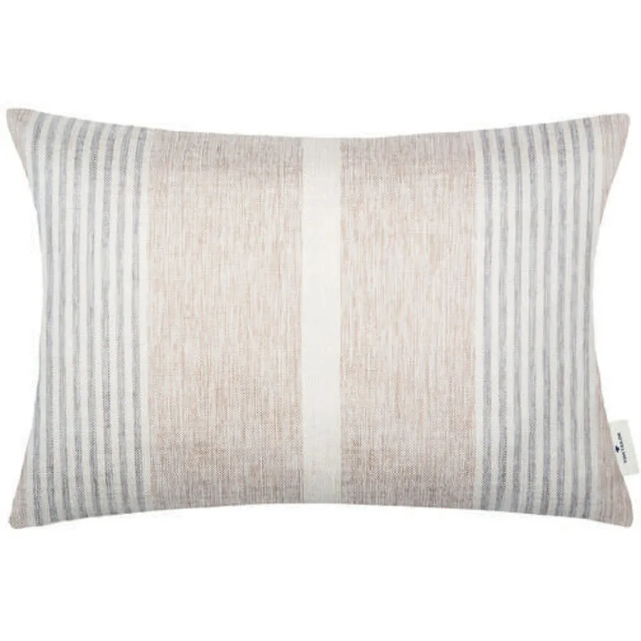 Tom Tailor Zierkissenbezug Fresh Stripe Grau Polyester 40 cm 60 cm